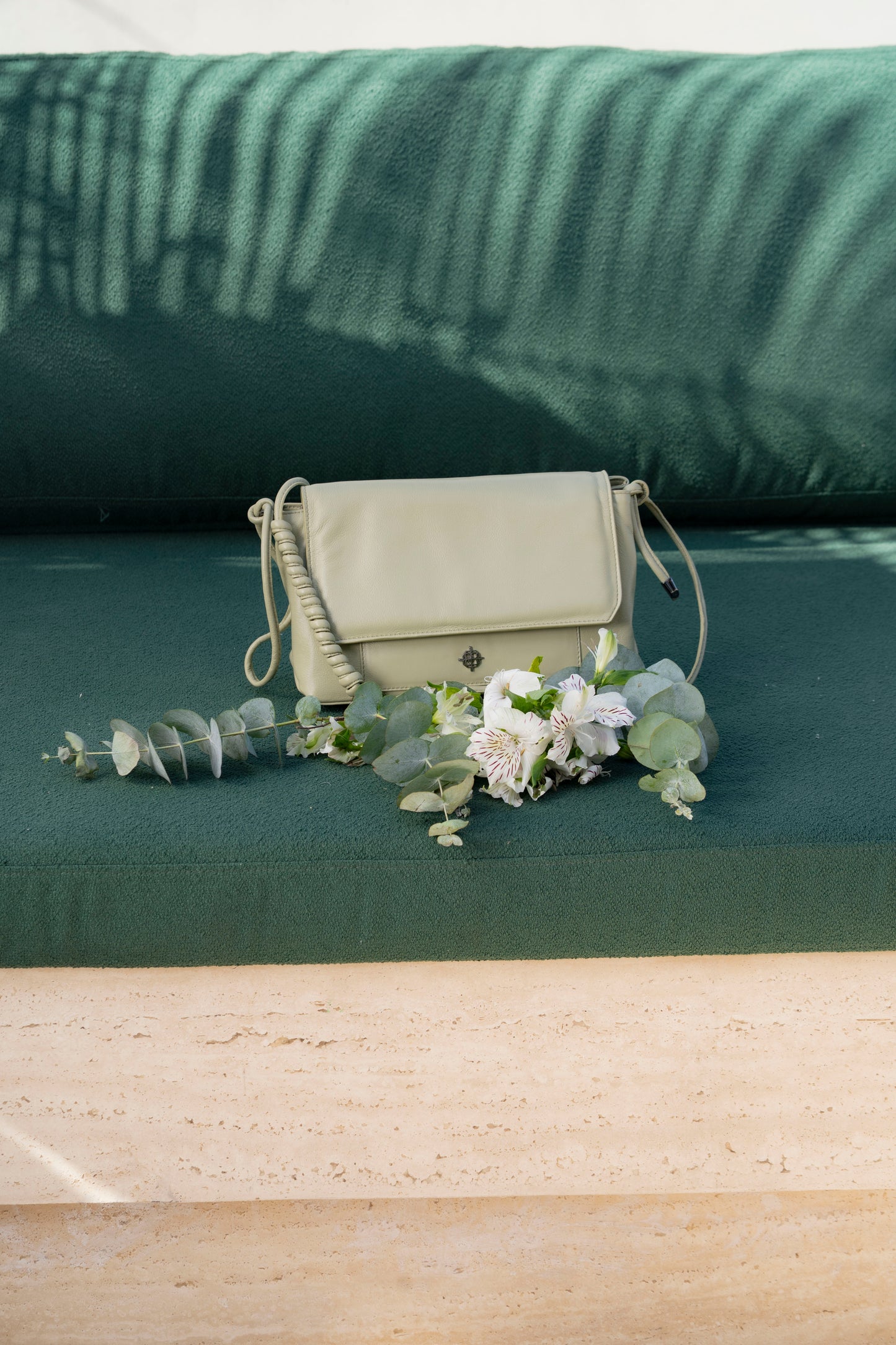 Bolsa Lucia Verde Folha