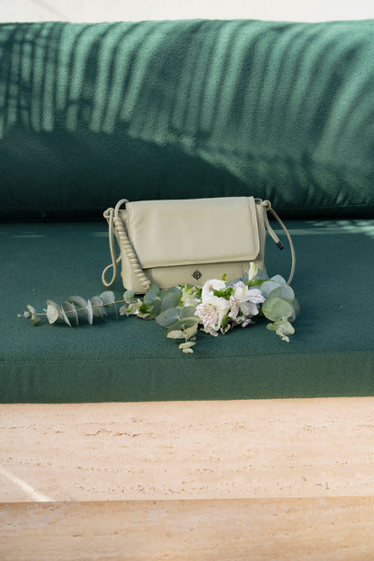 Bolsa Lucia Verde Folha