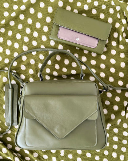 ⁠Kit Iconico - 1x Bolsa Anna + 1x Carteira Pisa