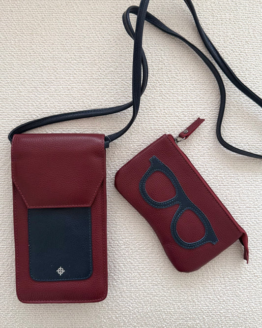 Kit Moderna - 1x Porta Celular Riccione + 1x Porta Óculos Amalfi